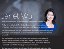 Tablet Screenshot of janetwu.com